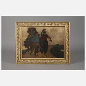 Charles William Bartlett, Auf dem Heimweg