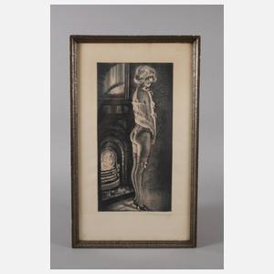 Max Brüning, Am Kaminfeuer