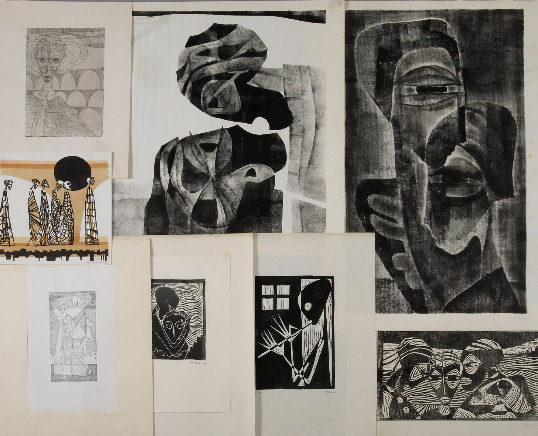 Fritz Dobretsberger, Konvolut Graphiken