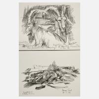 Hermann Drost, Zwei Tierdarstellungen111
