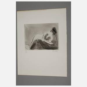 Prof. Georg Eisler, Liegender Damenakt