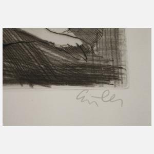 Prof. Georg Eisler, Liegender Damenakt