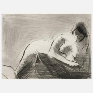 Prof. Georg Eisler, Liegender Damenakt