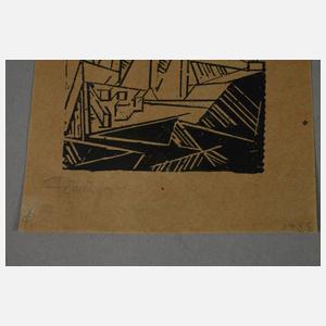 Prof. Lyonel Feininger, "Dreimastiges Schiff"