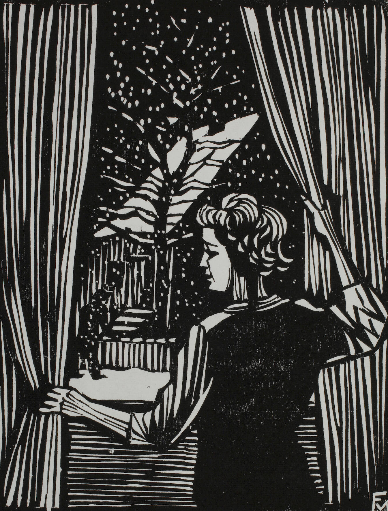 Prof. Conrad Felixmüller, "Wintertag"