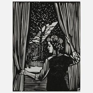 Prof. Conrad Felixmüller, "Wintertag"