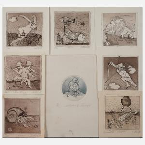 Andreas Floris, Konvolut Radierungen