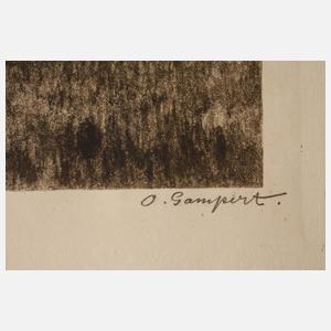 Otto Gampert, Paar Radierungen