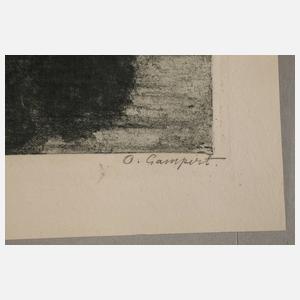 Otto Gampert, Paar Radierungen