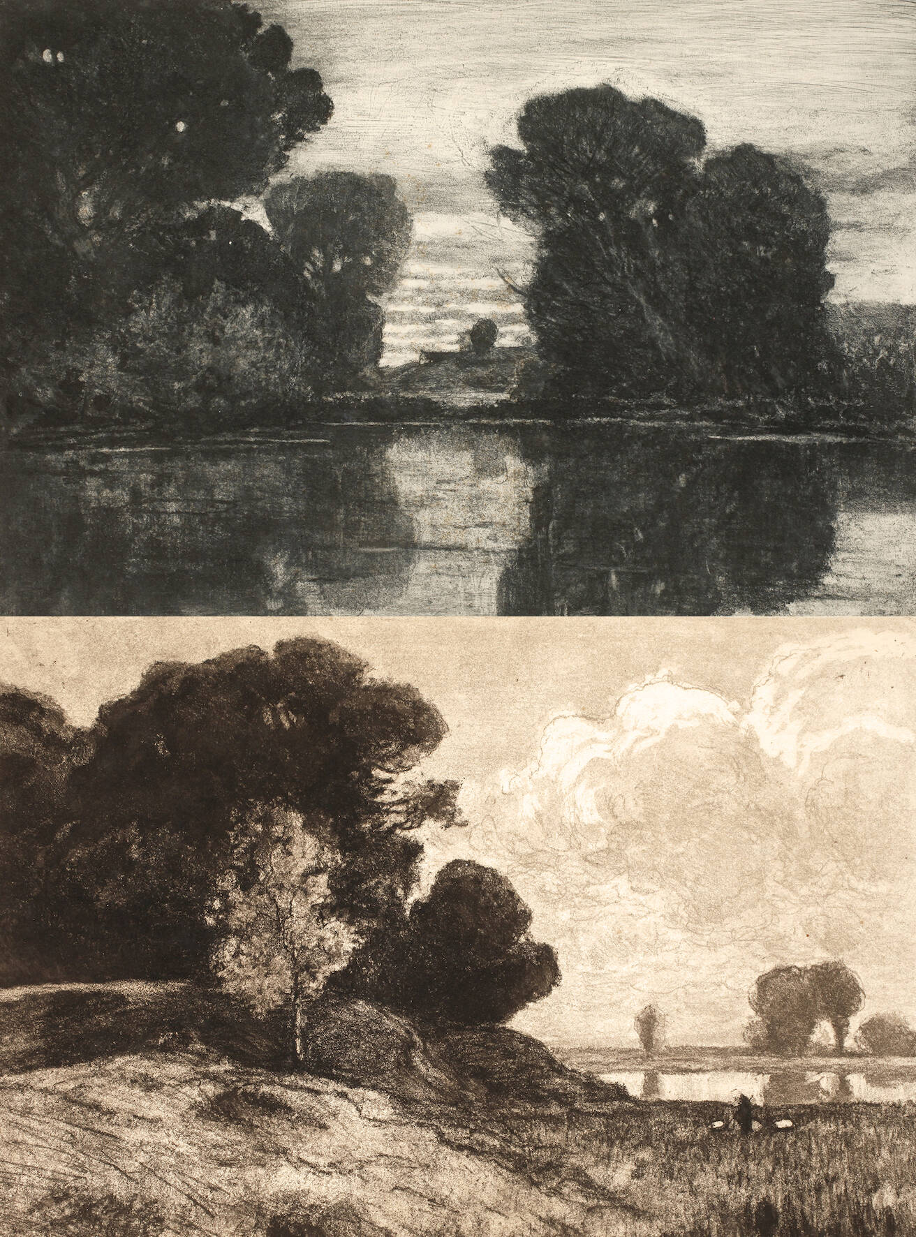 Otto Gampert, Paar Radierungen