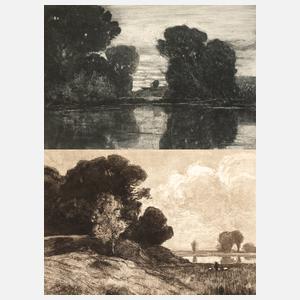 Otto Gampert, Paar Radierungen