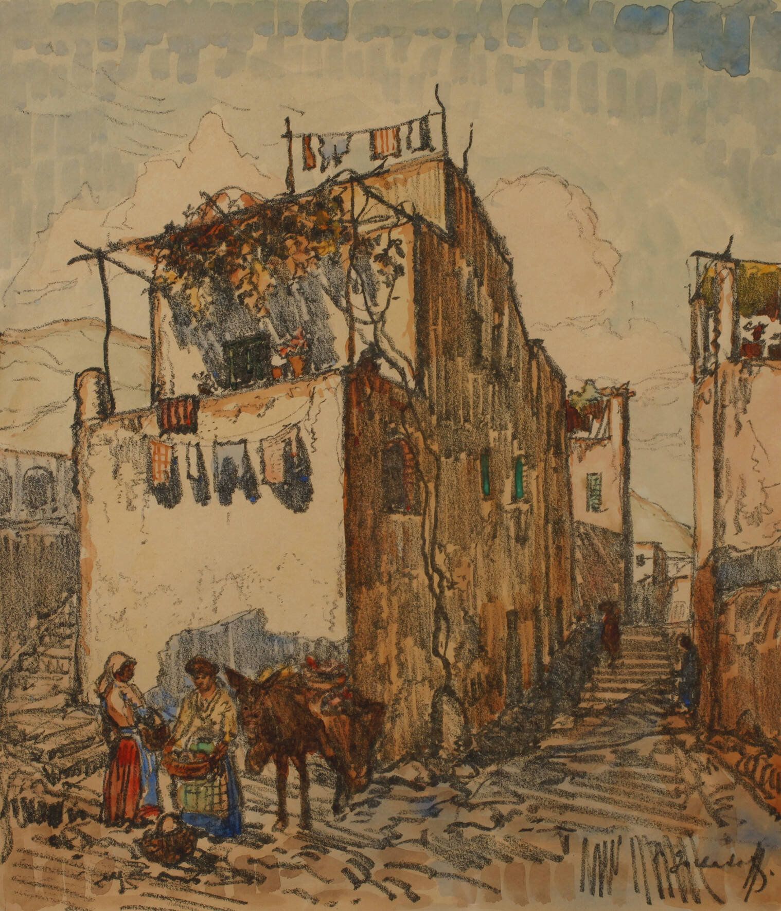 Konstantin Ivanovich Gorbatov, In Anacapri