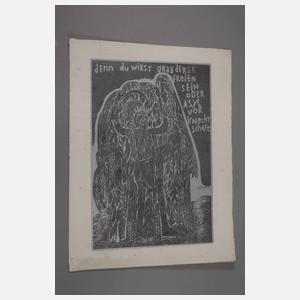 Prof. HAP Grieshaber, "Epitaph für Allende"