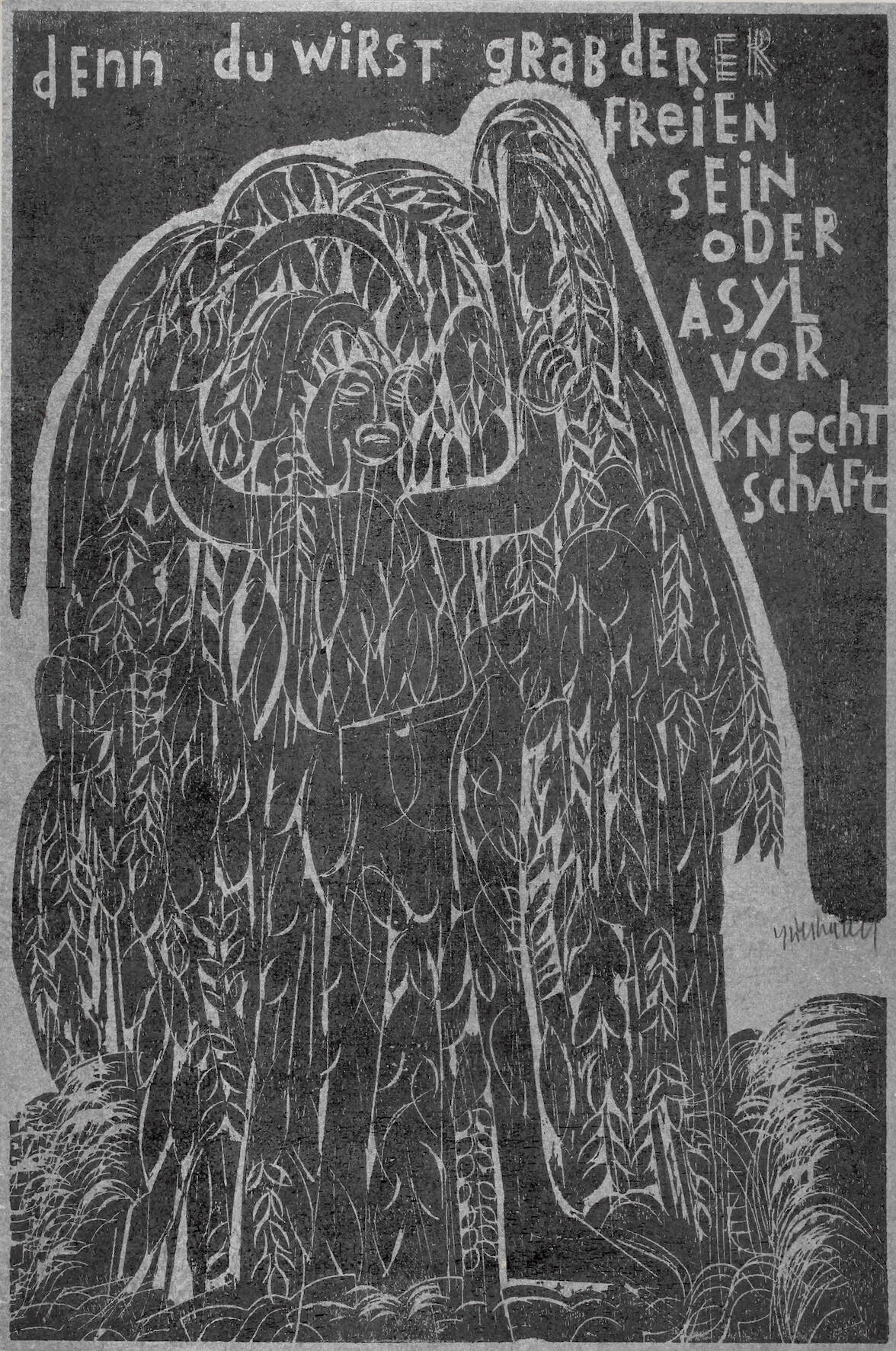 Prof. HAP Grieshaber, "Epitaph für Allende"