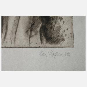 Heinz Hoffmeister, Sitzender weiblicher Akt