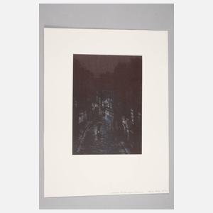 Prof. Friedrich Kallmorgen, Nächtliche Straße