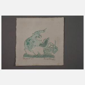 Reinhard Kämpf, Konvolut Radierungen