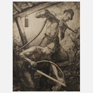 Hermann Kätelhön, Unter Tage