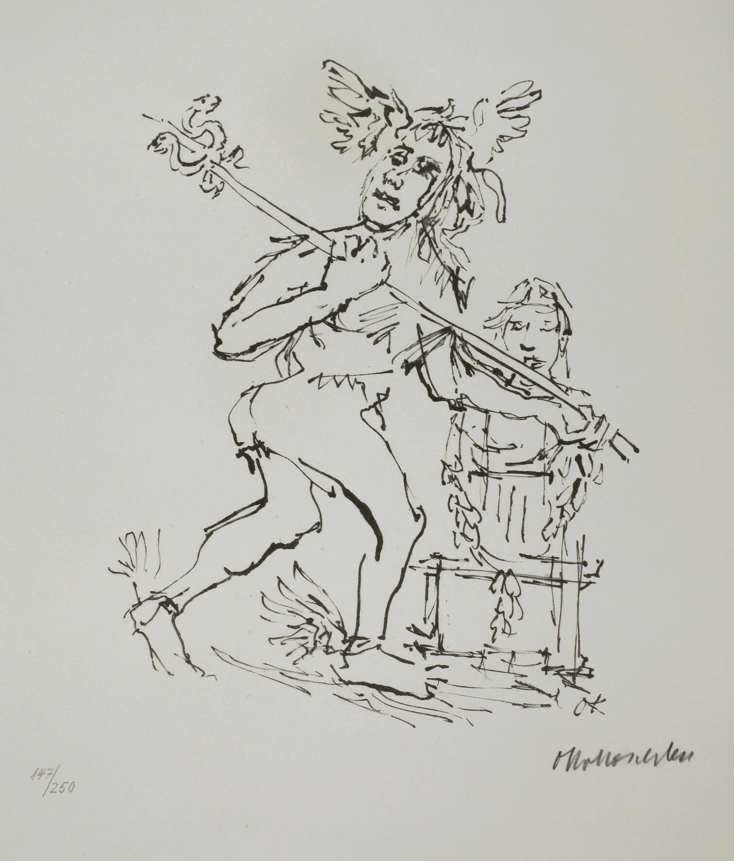 Prof. Oskar Kokoschka, Merkur