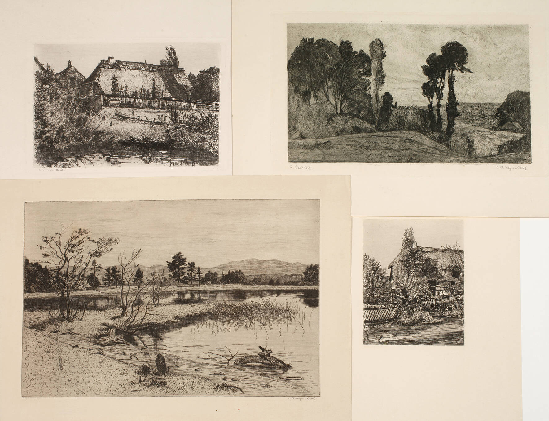 Karl Theodor Meyer-Basel, Konvolut Radierungen