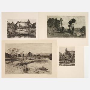 Karl Theodor Meyer-Basel, Konvolut Radierungen