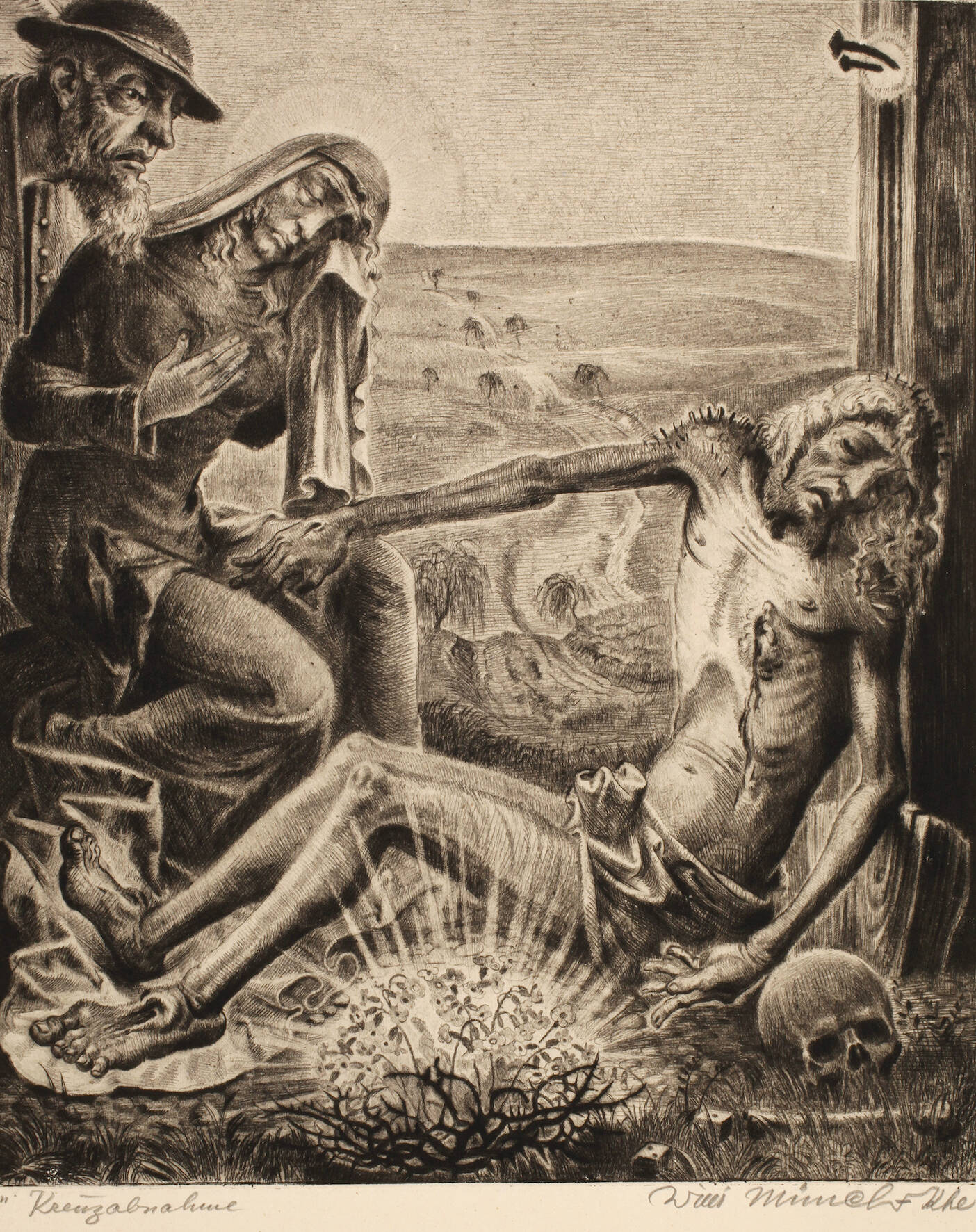 Willi Münch-Khe, "Kreuzabnahme"