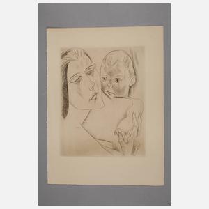 Prof. Heinrich Nauen, "Mutter und Kind"