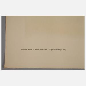Prof. Heinrich Nauen, "Mutter und Kind"