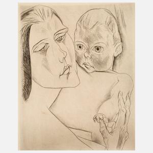 Prof. Heinrich Nauen, "Mutter und Kind"