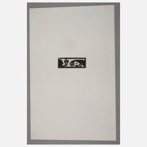 Prof. Emil Nolde, Zwei Fabeltiere