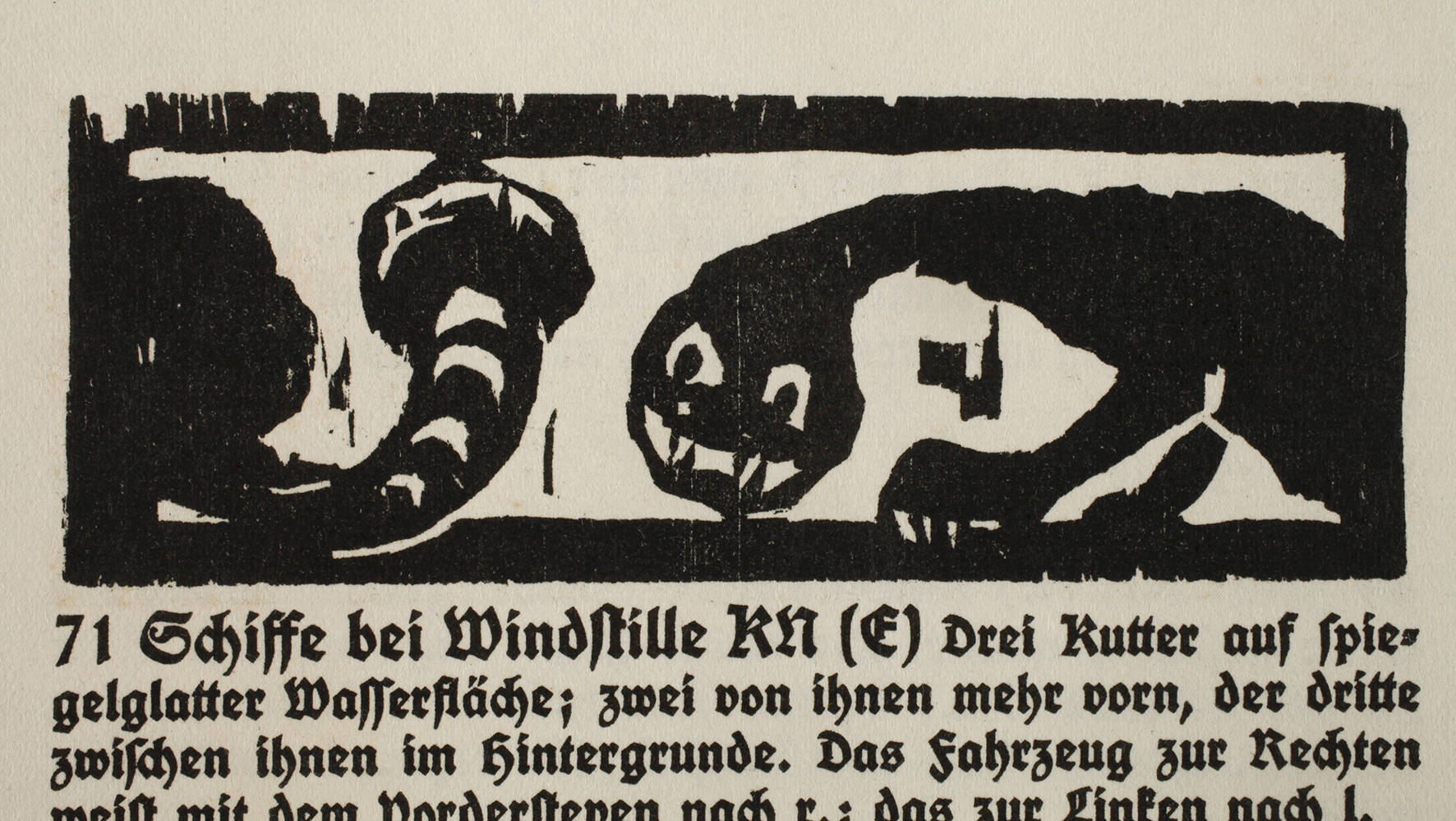 Prof. Emil Nolde, Zwei Fabeltiere