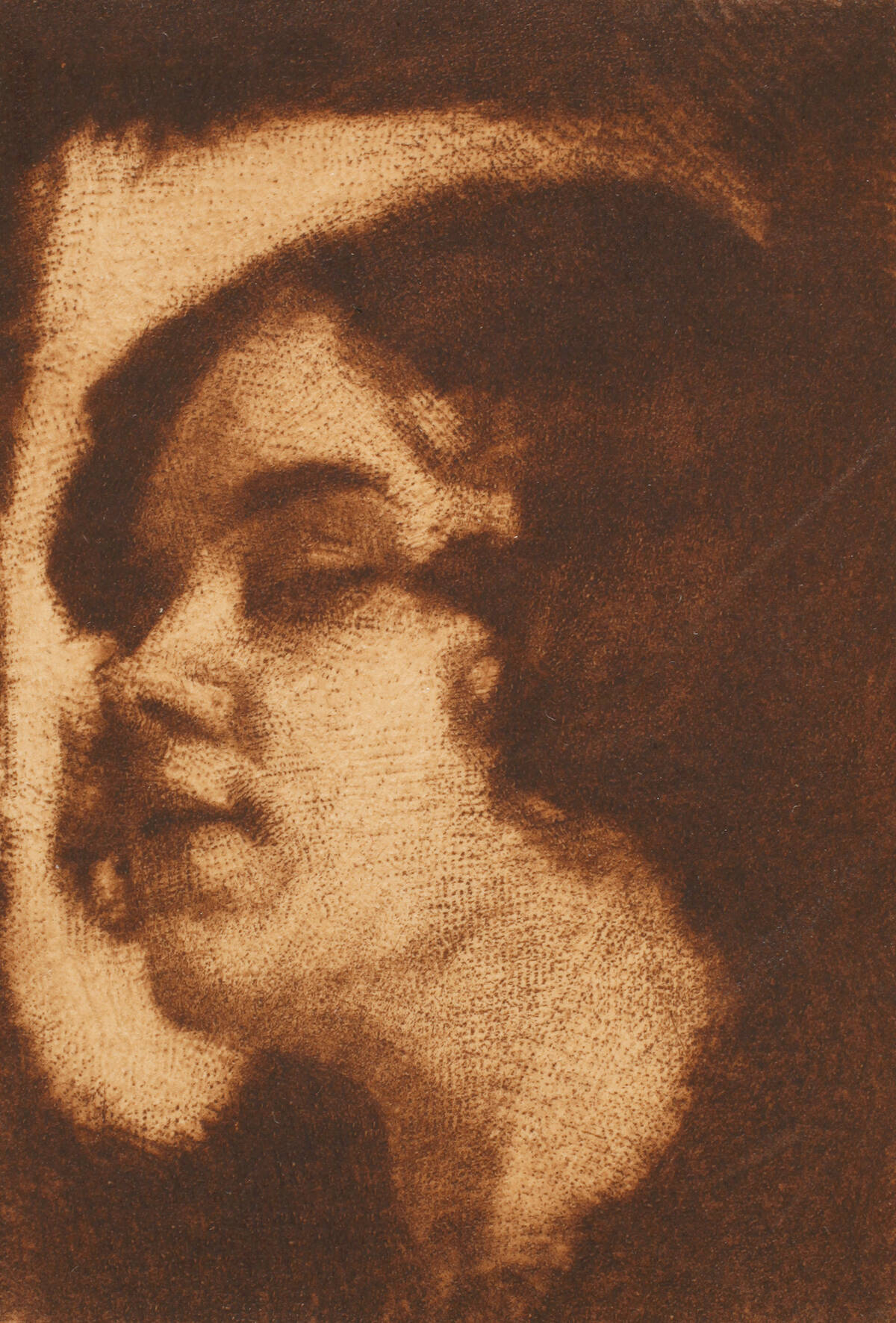 Prof. Emil Orlik "Bildnis Paula A. ..."