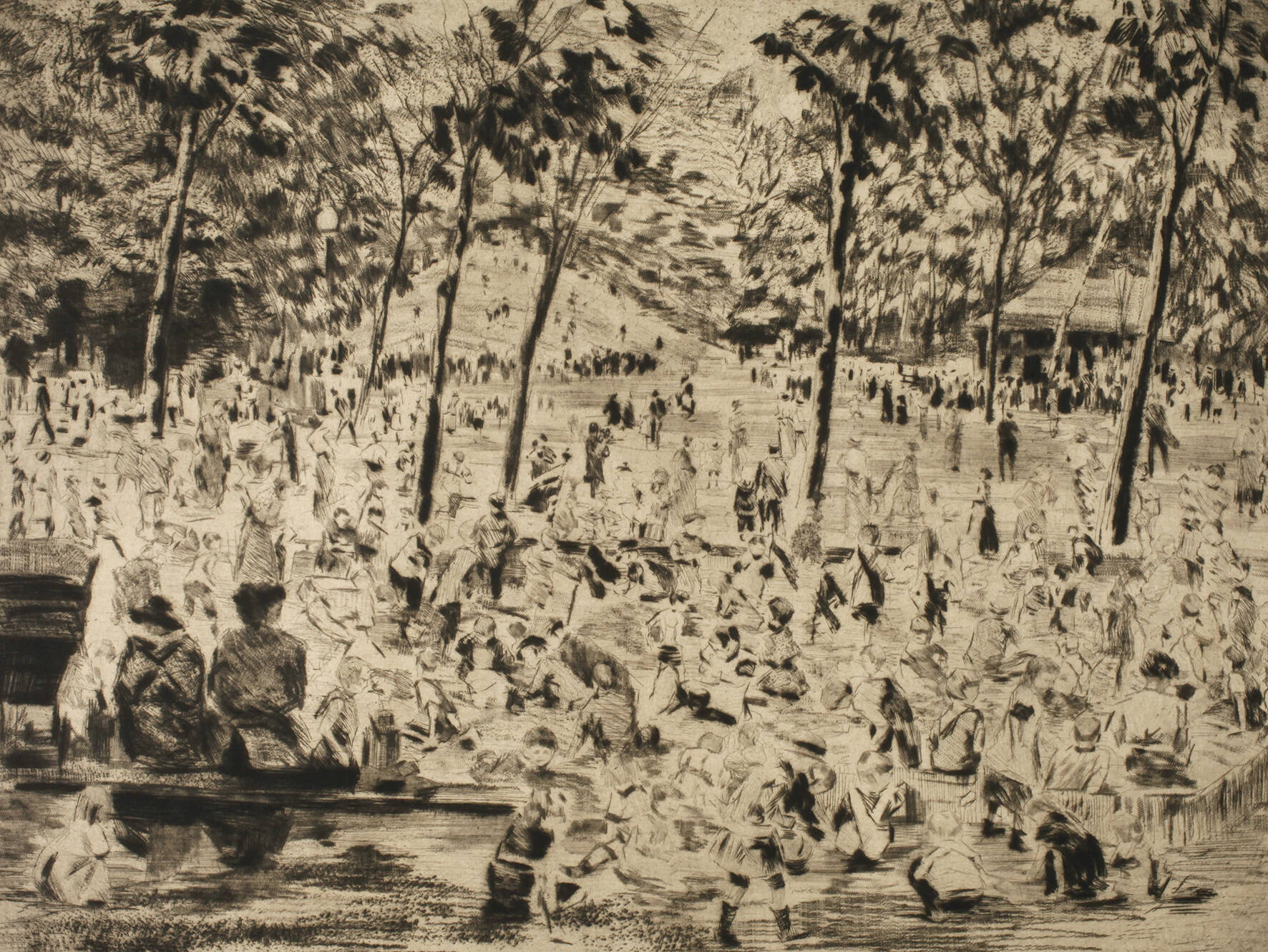 Paul Paeschke, Berlin Spielplatz in Friedrichshain