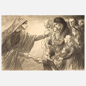 Théophile Steinlen, "Le secours national"