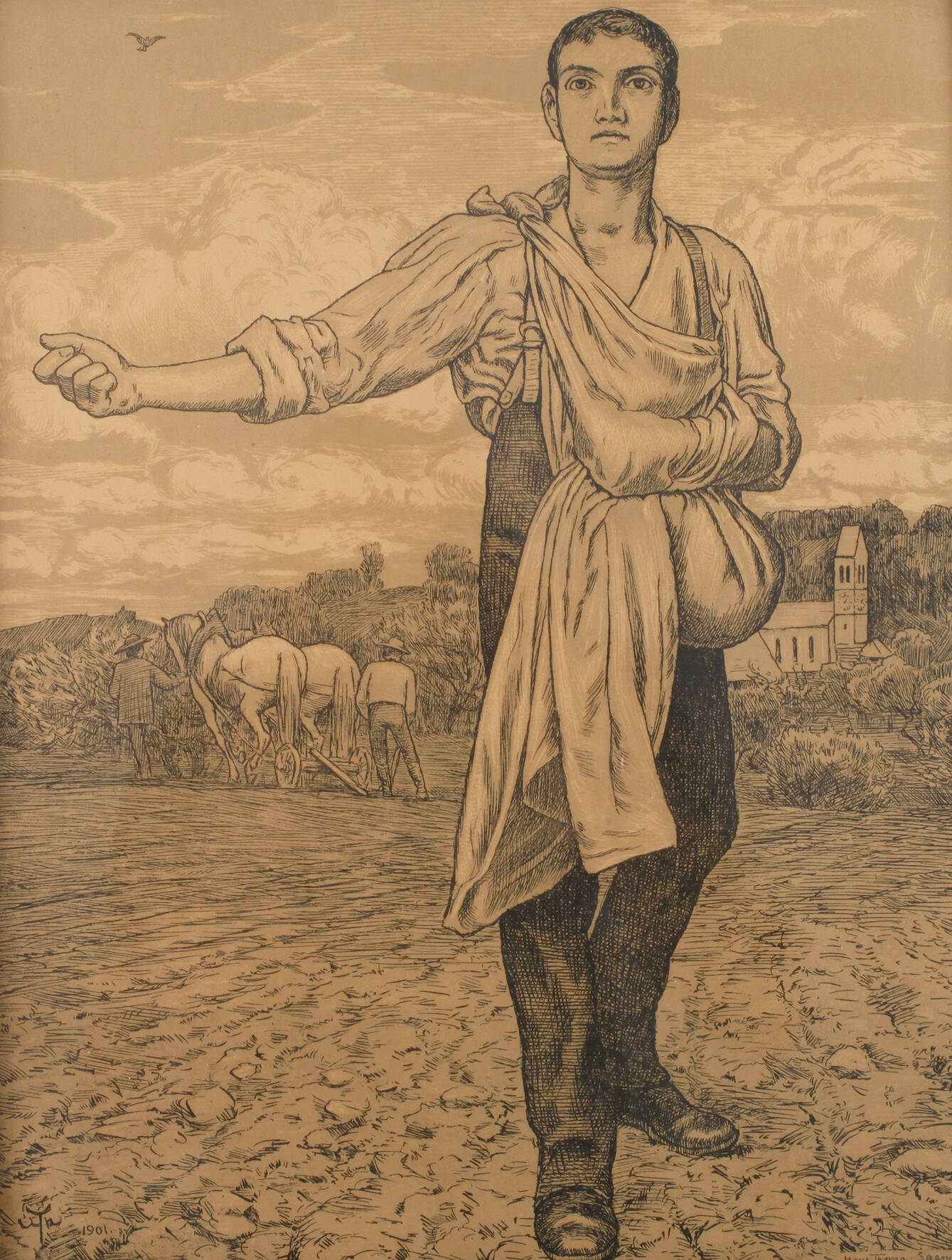 Prof. Hans Thoma, "Sämann"