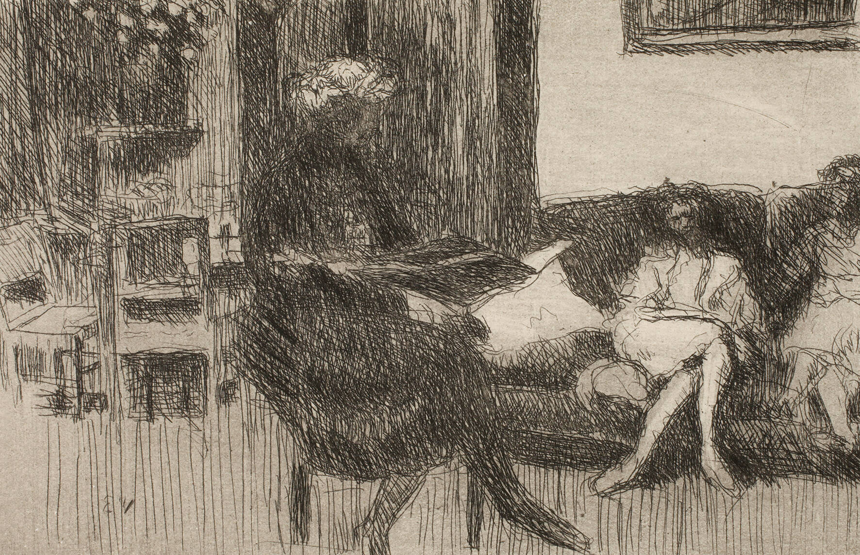 Édouard Vuillard, Interieur mit Canapé