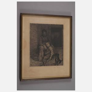 Prof. Hans Thoma, Konvolut Radierungen