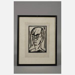 Expressiver Jungenkopf