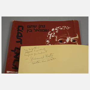 Shmuel Katz, Buch mit Briefwechsel