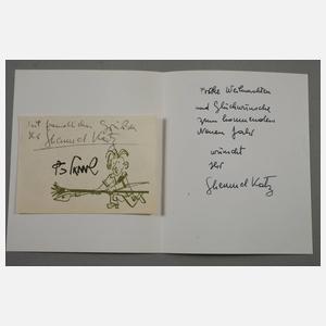 Shmuel Katz, Buch mit Briefwechsel