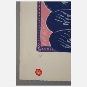 Alekos Fassianos, Vor dem Spiegel