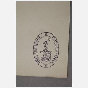 John G. F. von Wicht, "Improvisation blue-brown"