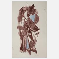 John G. F. von Wicht, "Improvisation blue-brown"111