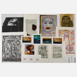 Umfangreiches Konvolut Graphik