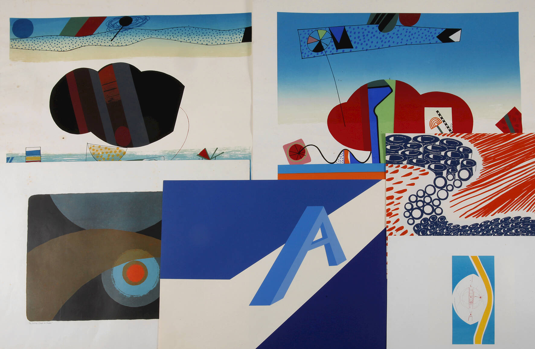 Konvolut moderne Graphik