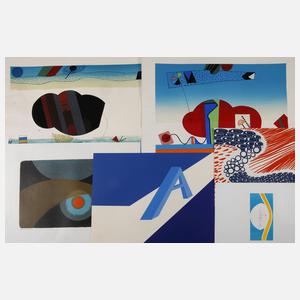 Konvolut moderne Graphik