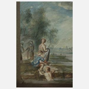 Martin Johann Kremser-Schmidt, attr., Taufe im Jordan