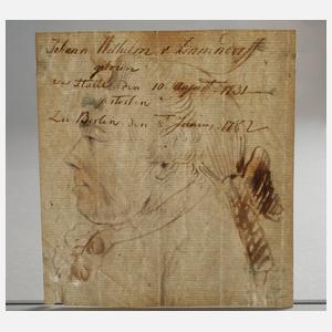 Portrait Johann Wilhelm von Zinnendorf