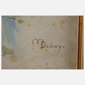 M. Duboy, Junge Liebespaare im Park