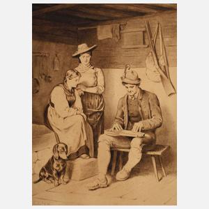 Elise Nees von Esenbeck, Der Zitherspieler